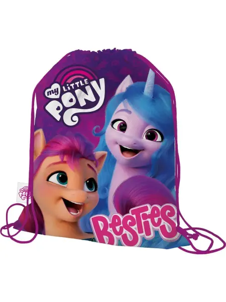 My little Pony Мешок сумка для спорта и обуви увеличенного размера 48х38 см