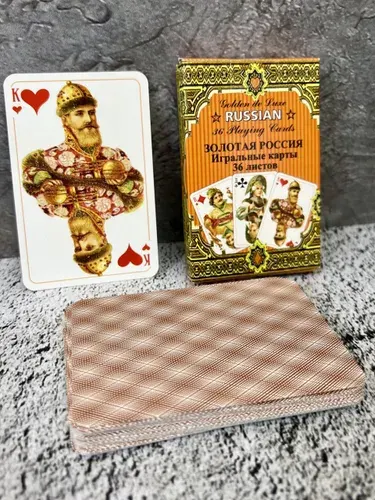 Карты игральные Piatnik "Золотая Россия", 36 карт