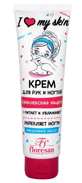 Floresan i love my skin крем для рук и ногтей комлексная защита 100 мл 2уп