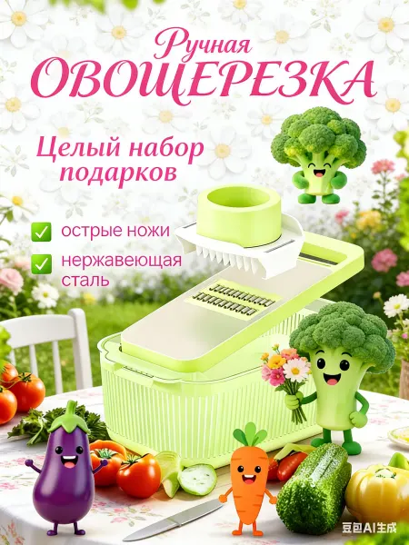 Овощерезка ручная многофункциональная