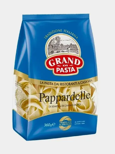 Макароны Grand di Pasta Pappardelle Паппарделле, 360 г