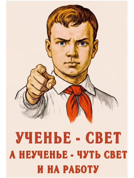 Советский плакат (АгитацияМотивация) П8 14