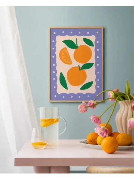 Onllyart Постер 21x30 лопающиеся апельсины