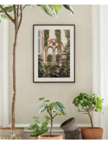 Onllyart Постер 21x30 плющ архитектуры