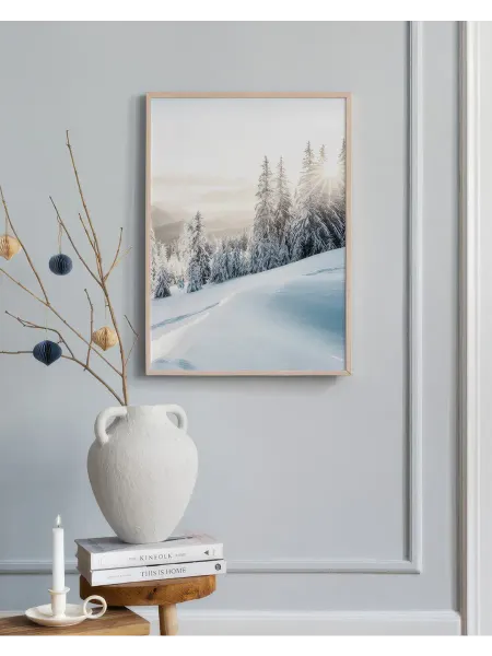 Onllyart Постер 21x30 Зимний восход солнца