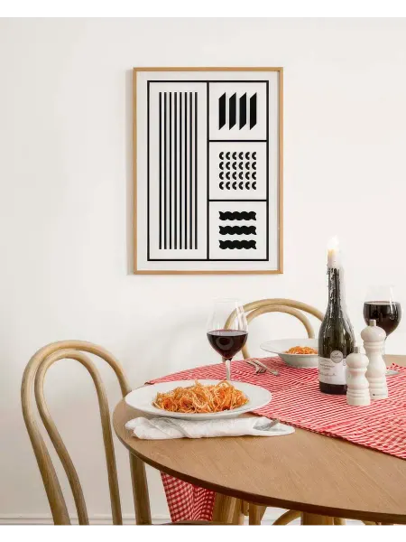 Onllyart Постер 21x30 Геометрия пасты