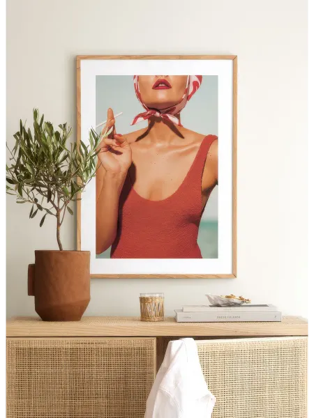 Onllyart Постер 21x30 хорошенькая женщина