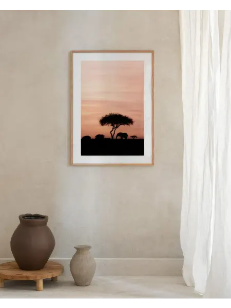 Onllyart Постер 21x30 ослепительный закат