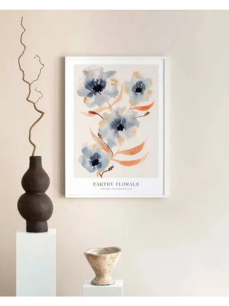 Onllyart Постер 21x30 Землистые цветочные №2