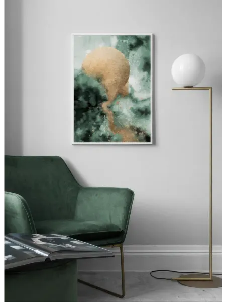 Onllyart Постер 21x30 золотой круг