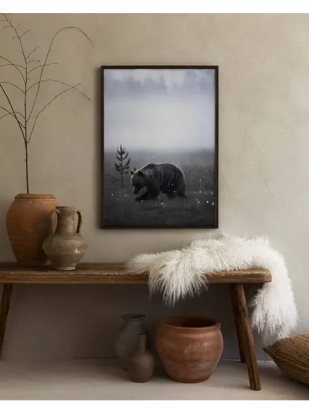 Onllyart Постер 21x30 Медведь луга