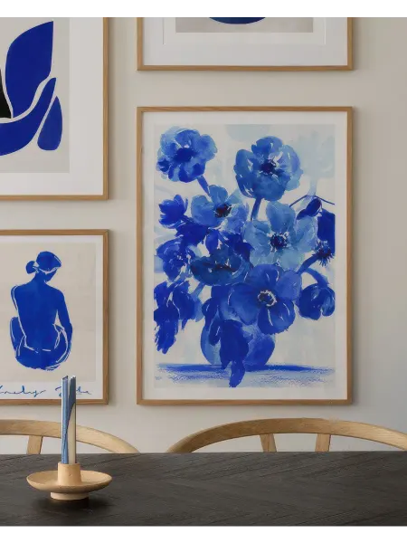 Onllyart Постер 21x30 синий натюрморт