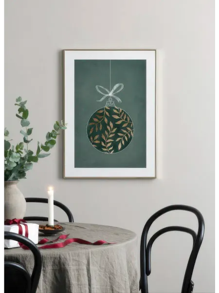 Onllyart Постер 21x30 золотой орнамент