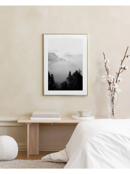 Onllyart Постер 21x30 утренний туман