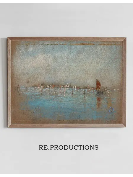 Re.productions Постер Blue and Silver—The - James Abbott McNeill Whistler