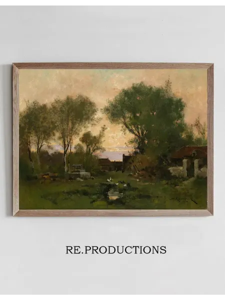 Re.productions Постер Abendstimmung - Eugène Galien-Laloue