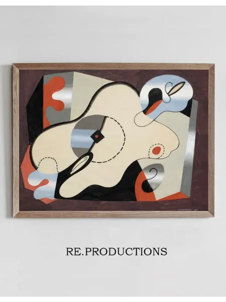 Re.productions Постер Composition abstraite (Femme - Georges Valmier