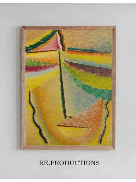 Re.productions Постер Abstrakter Kopf, Der - Alexej von Jawlensky