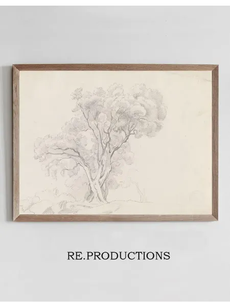 Re.productions Постер Løvtrær - Adolph Tidemand