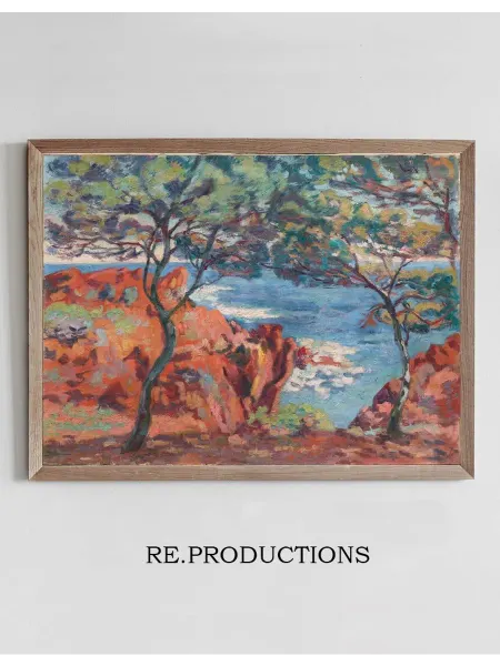 Re.productions Постер Rochers de l’Ile Besse, Agay - Armand Guillaumin