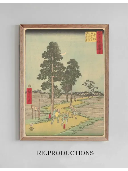 Re.productions Постер Akasaka - Andō Hiroshige