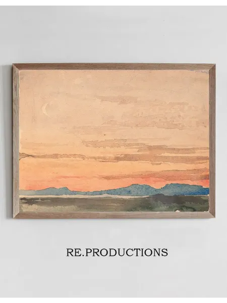Re.productions Постер Blick auf das Nordostende des - Albert Anker