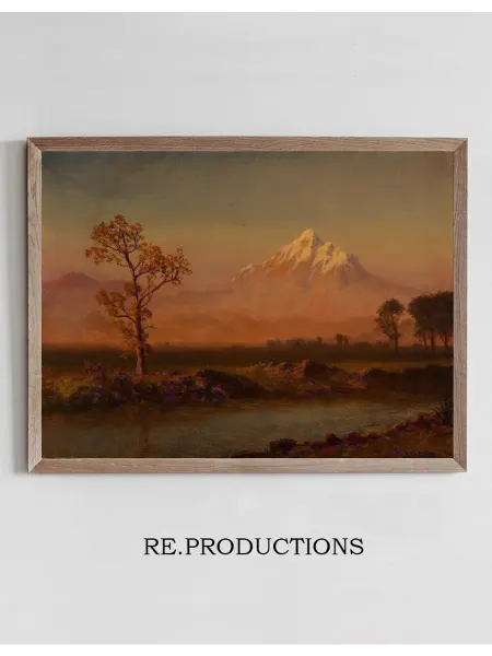 Re.productions Постер Mount Hood - Albert Bierstadt