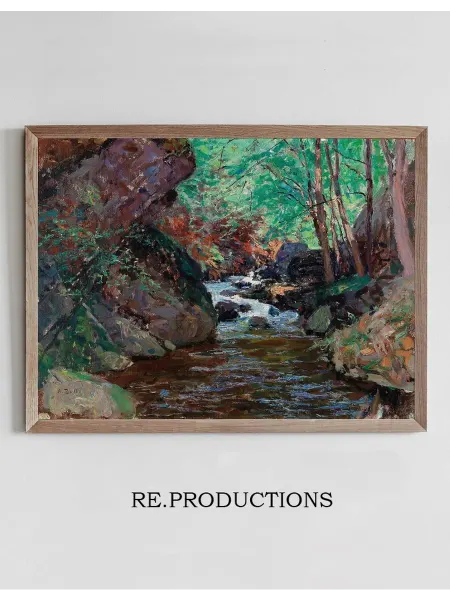 Re.productions Постер The Course of a Stream - Alfred Zoff