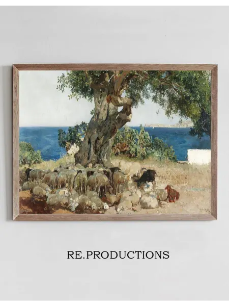Re.productions Постер Algarrobo (The Carob Tree) - Joaquín Sorolla