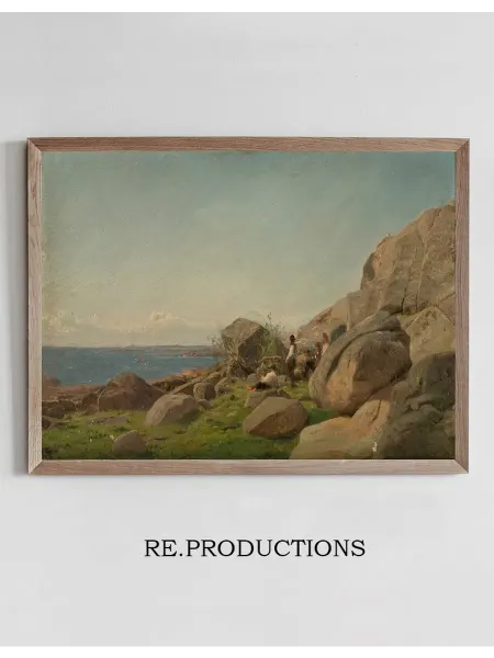 Re.productions Постер Hviledag ved Hvaler - Amaldus Nielsen