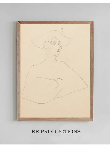 Re.productions Постер Tête et buste de femme - Amedeo Modigliani