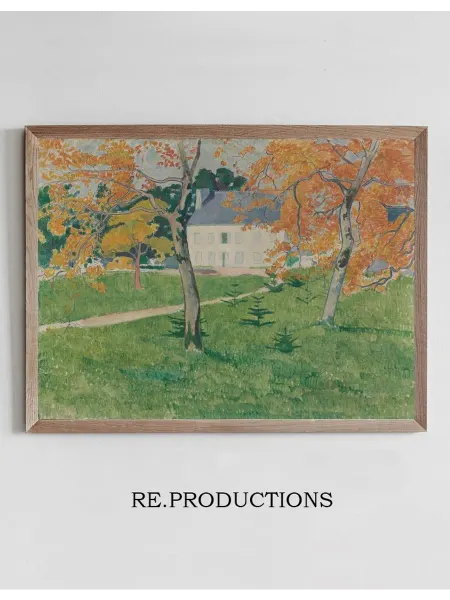 Re.productions Постер House among trees, Pont-Aven - Emile Bernard