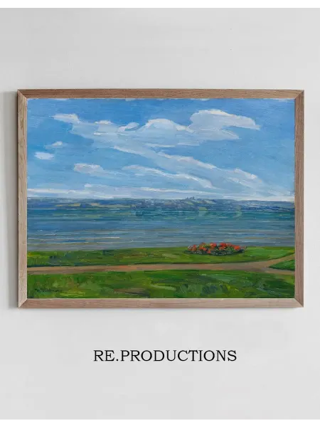 Re.productions Постер Aussichtsplatz am Starnberger See - Wilhelm Trübner