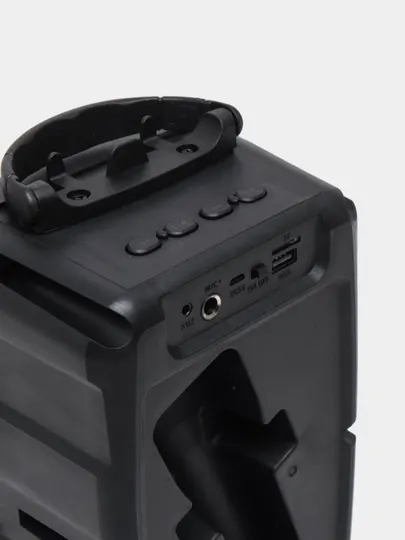 Караоке-колонка Bluetooth Soonbox S7 с FM-радио и проводным микрофоном