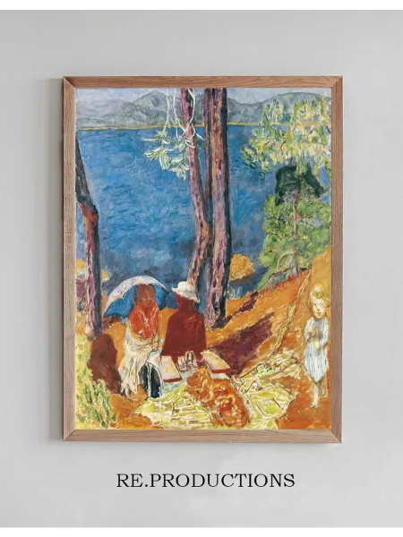 Re.productions Постер Bord de mer, sous les pins - Pierre Bonnard