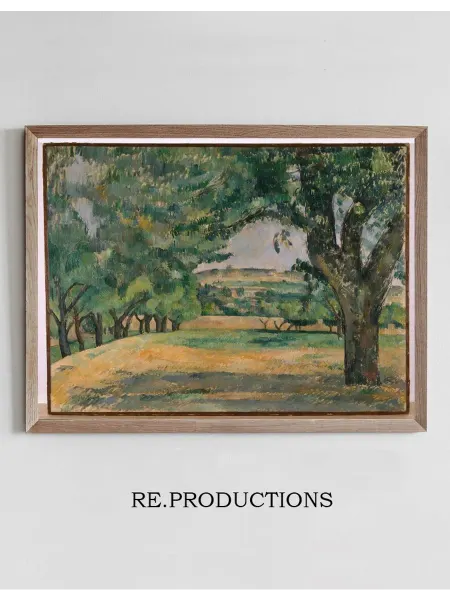 Re.productions Постер The Neighborhood of Jas de Bouffan - Paul Cézanne