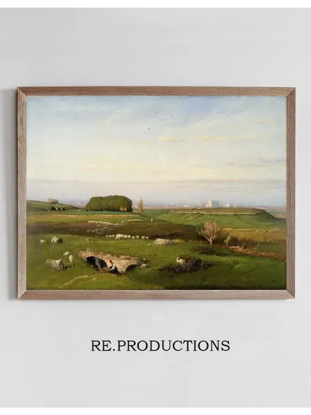 Re.productions Постер In the Roman Campagna - George Inness