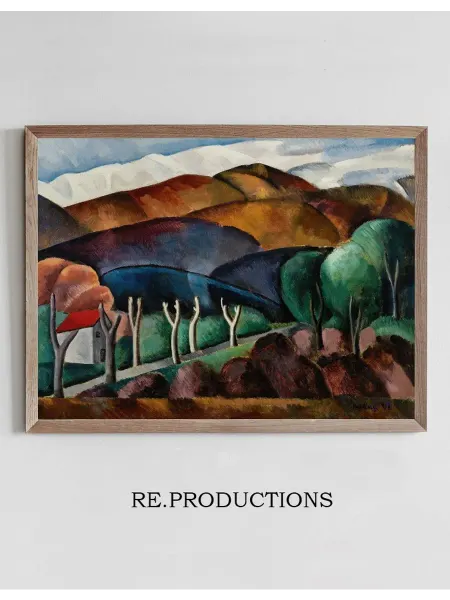 Re.productions Постер Céret, vue sur le Canigou - Moïse Kisling
