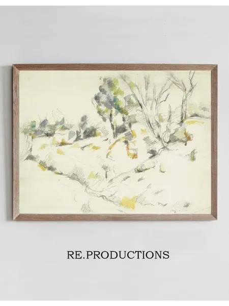 Re.productions Постер Paysage - Paul Cézanne
