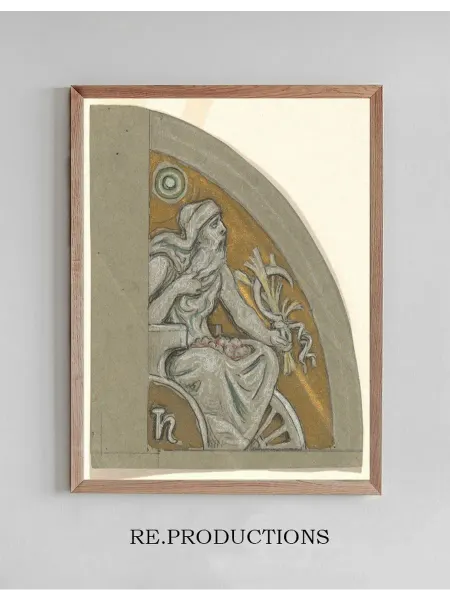 Re.productions Постер Study forSaturn - Elihu Vedder