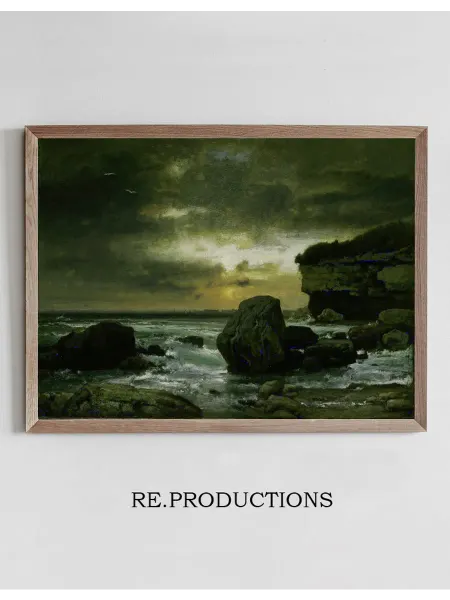 Re.productions Постер A Marine - George Inness