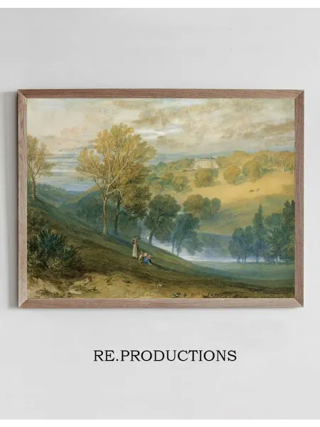 Re.productions Постер Gledhow Hall - Joseph Mallord William Turner