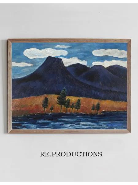 Re.productions Постер Blue Landscape - Marsden Hartley