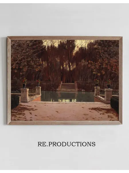 Re.productions Постер The Landing Stage - Santiago Rusiñol