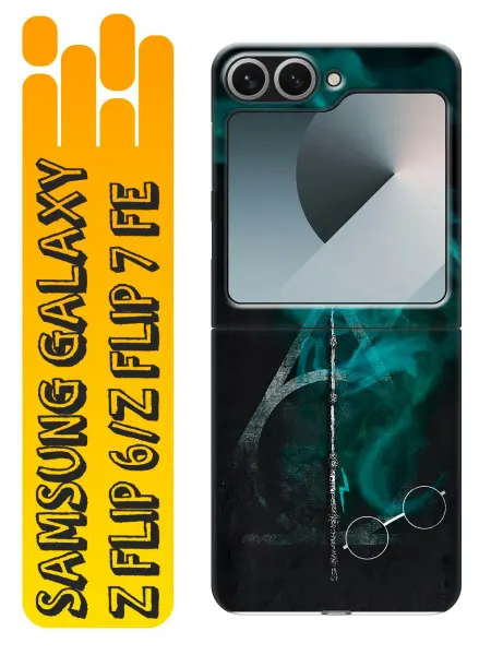 360skin Чехол на Samsung Galaxy Z Flip 6, Z Flip 7 FE Harry Potter