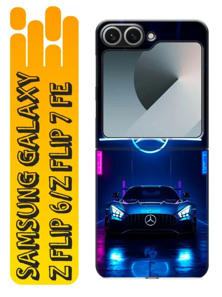 360skin Чехол на Samsung Galaxy Z Flip 6, Z Flip 7 FE Mercedes