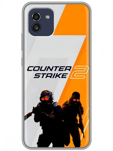 360skin Чехол на Samsung Galaxy A03 Counter Strike Контер Страйк