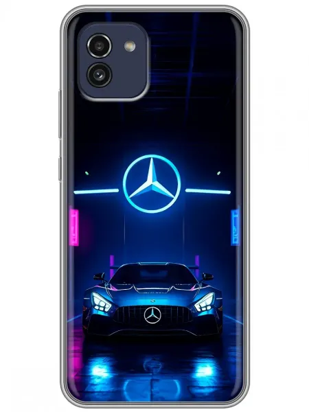 360skin Чехол на Samsung Galaxy A03 Mercedes Мерседес