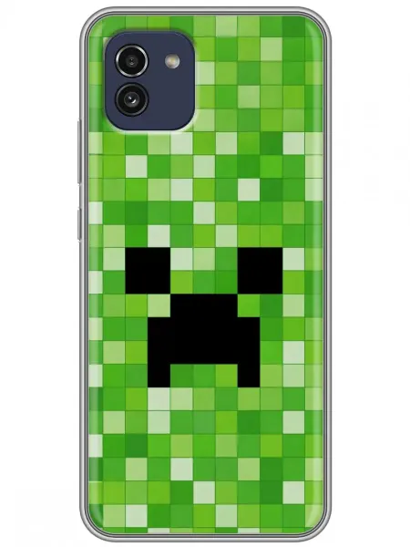 360skin Чехол на Samsung Galaxy A03 Minecraft Майнкрафт