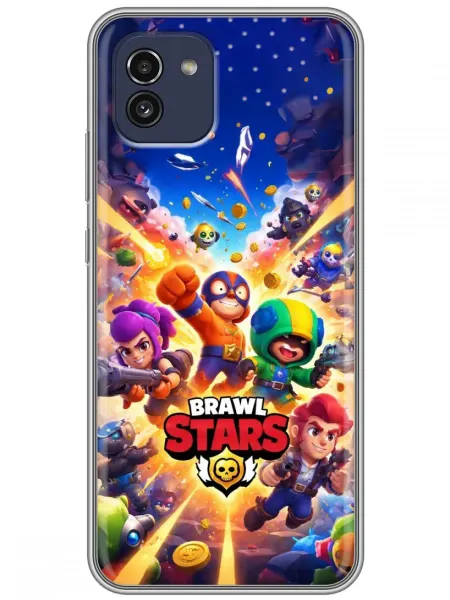 360skin Чехол на Samsung Galaxy A03 Броул Старс для мальчика
